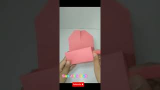 DIY Paper Handbag  How to make Origami Handbag  Origami Paper Purse  Origami Purse papercraft [upl. by Midis960]