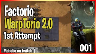 ⚙️Factorio ➡️ 1st Attempt ✅ Warptorio 20 🏭⚙️ Gameplay [upl. by Ah265]