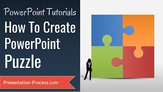 How To Create Puzzle in PowerPoint DIAGRAM SERIES [upl. by Aelanej]