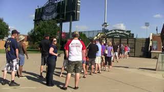 Street Preaching at a Minor League Baseball Game  Louisville Bats  Street Preacher Kerrigan Skelly [upl. by Attalie499]