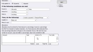 Reckon Accounts Hosted  Create Transaction Rules [upl. by O'Connell]