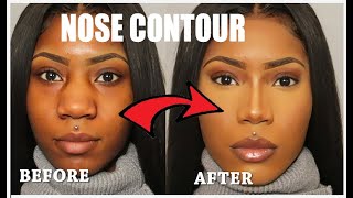 VERY DETAILED HOW TO NOSE CONTOUR TUTORIAL  VanessaK7 [upl. by Anircam693]