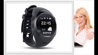 ZGPAX S888 Elder Smartwatch GPS SOS Location Tracking Anti falling [upl. by Ivett]