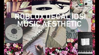 Roblox Decal IDS Music Aesthetic [upl. by Mide]