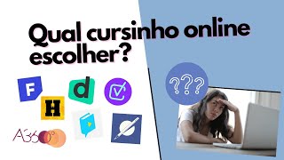 QUAL O MELHOR CURSINHO ONLINE Minha experiência e opiniões  Amanda Mariana [upl. by Annaeg]