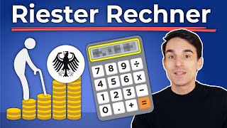 Wie viel Riester bekomme ich RiesterRente berechnen inkl Rechner  Finanzfluss [upl. by Odlabu]