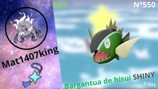 JUSTE 4 RENCONTRES POUR BARGANTUA DE HISUI SHINY Hisuian Basculin sur LPA Live Reaction [upl. by Mohl]