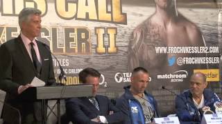 CARL FROCH v MIKKEL KESSLER FULL amp UNCUT FINAL PRESS CONFERENCE  O2 ARENA  WARRIORS CALL [upl. by Adamina]