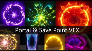 UE5 Portal and SavePoint VFX [upl. by Anirec]