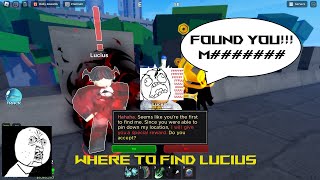 Where to find LUCIUS in Roblox  Fruit Seas roblox gaming lucius [upl. by Sidney]