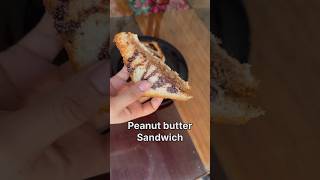 Peanut butter Sandwich 🥪 shorts yummy ytviral [upl. by Herbst]