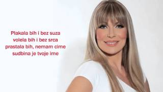 Suzana Jovanović  Plakala bih i bez suza  Lyrics [upl. by Haslett]