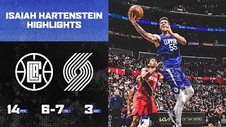 Isaiah Hartenstein 14 PTS Brought The Energy Off The Bench in Win Over Portland  LA Clippers [upl. by Adrienne]