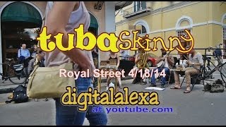 Tuba Skinny quotSET OF THREE SONGSquot  Royal St 41814  MORE at DIGITALALEXA channel [upl. by Kimmie]