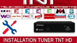 Comment installer un adaptateur décodeur numérique TNT HD sur une TV [upl. by Lemert403]