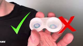 Contact Lenses for Beginners  Short guide on How to put in Contacts [upl. by Marte]