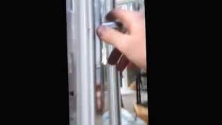 FIX  HOW TO repair UPVC door handle not moving all way up Remove False Mullion slave door UPVC [upl. by Rosalind705]