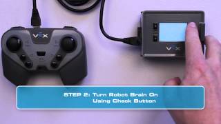 VEX IQ  Pairing the Controller amp Robot Brain [upl. by Afirahs]