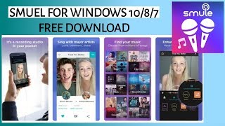 Download Smule For PC Windows 7810 Free Download [upl. by Hung]