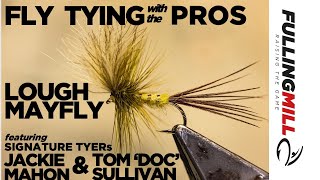 Fly Tying Tutorial An Irish Lough Mayfly with Jackie Mahon and Tom Sullivan [upl. by Atekan]