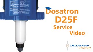 Dosatron D25F Service Video [upl. by Hernandez]