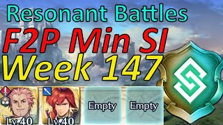 Resonant Battles Week 147 Guide F2P Min SI easy Harmonic inclusion FEH [upl. by Ahel709]