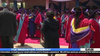 UoN  71st GRADUATION CEREMONY [upl. by Ahsena]