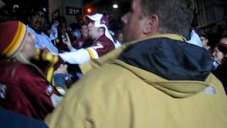 Redskins Eagles 2009 Fans Brawl [upl. by Drislane]