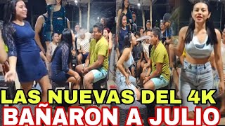 IVANNA Y HEYDI LAS NUEVAS DEL 4K ANDAN CON TODO BAÑARON A JULITO el salvador 4k [upl. by Neelloj]