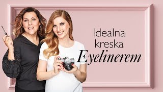 Jak zrobić efektowny i prosty makijaż – eyeliner tutorial z Anią Orłowską [upl. by Merrielle]