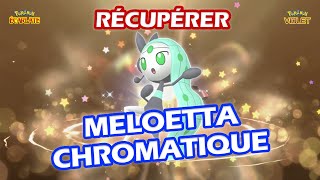 Meloetta shiny pour la première fois event du weekend news  Pokémon Écarlate Violet [upl. by Buhler]