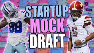 UPDATED DYNASTY STARTUP MOCK DRAFT Superflex  TE Prem  2024 Dynasty Fantasy Football [upl. by Aissatan]