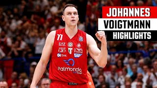 Johannes Voigtmann BEST Highlights 20232024 Season  Olimpia Milano [upl. by Anoyi]