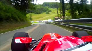 Onboard with David Hauser Dallara GP2  Course de côte de St Ursanne  Les Rangiers 2013 [upl. by Barde347]