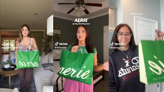 Aerie haul  TikTok compilation 🛍️😋 [upl. by Xuaeb]