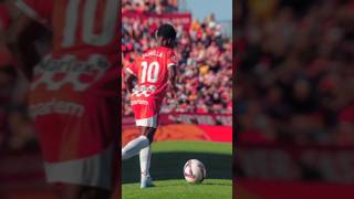 😲Increíble primer GOL de Yaser ASPRILLA en el Girona futbol shorts [upl. by Dirgis]