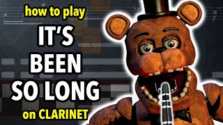 How to play Its Been So Long on Clarinet  Clarified [upl. by Ahcirt]