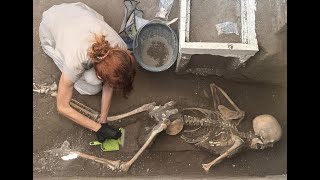 Two bodies unearthed in ancient Pompeii with ‘small cache of treasure’ [upl. by Derrick283]