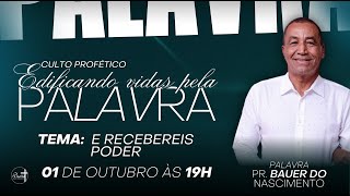 Culto Profético Edificando Vidas Pela Palavra [upl. by Deppy]