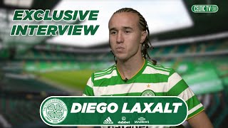 Exclusive Interview with new Celtic signing Diego Laxalt 🇺🇾🍀 [upl. by Annaerda]