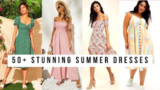 Gorgeous modest feminine dresses Cottagecore amp Clean girl aesthetic summer lookbook [upl. by Aslin]