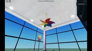 Hampton Bay Quick Connect and Quorum Pinwheel Ceiling Fans at Mcdonalds PlayPlace [upl. by Yelssew]