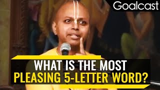 The 5Letter Secret to a WorryFree Life  Gaur Gopal Das  Goalcast [upl. by Crista977]