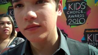 Nathan Kress at the 2010 Nickelodeon Kids Choice Awards [upl. by Anjali]