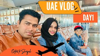 UAE VLOG DAY1 QATAR TO SHARJAH VERONA RESORT AJMAN  Pescado seafood grill Ajman [upl. by Neelak]