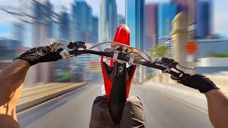 Poaching Downtown LA on The Worlds Most Powerful Dirt Bike FULL VIDEO [upl. by Yellhsa]