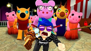 FUGGIAMO DA TUTTE LE MAPPE DI PIGGY SU ROBLOX [upl. by Aivalf604]