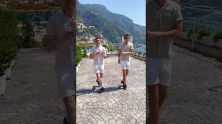 Irish Dancing to TARENTELLA on the Amalfi Coast dance [upl. by Aryas]