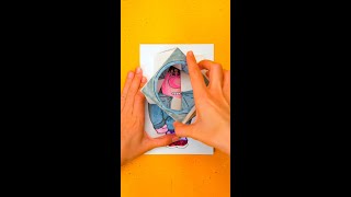 Fantastico mestiere con il meccanismo della carta  Imbarazzo insideout2 diy shorts [upl. by Broida844]