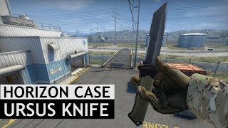 Ursus Knife Animations  Horizon Case Update  CSGO [upl. by Limemann12]